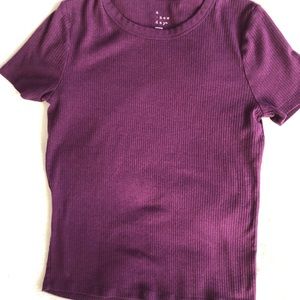 Target M slim fit ribbed tee